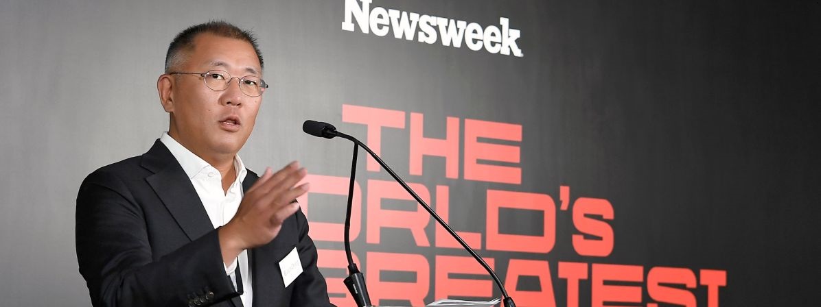 Euisun Chung, Prezes Hyundai Motor Group, okrzyknięty „Wizjonerem roku” w konkursie Newsweek Best World’s Auto Disruptors Award